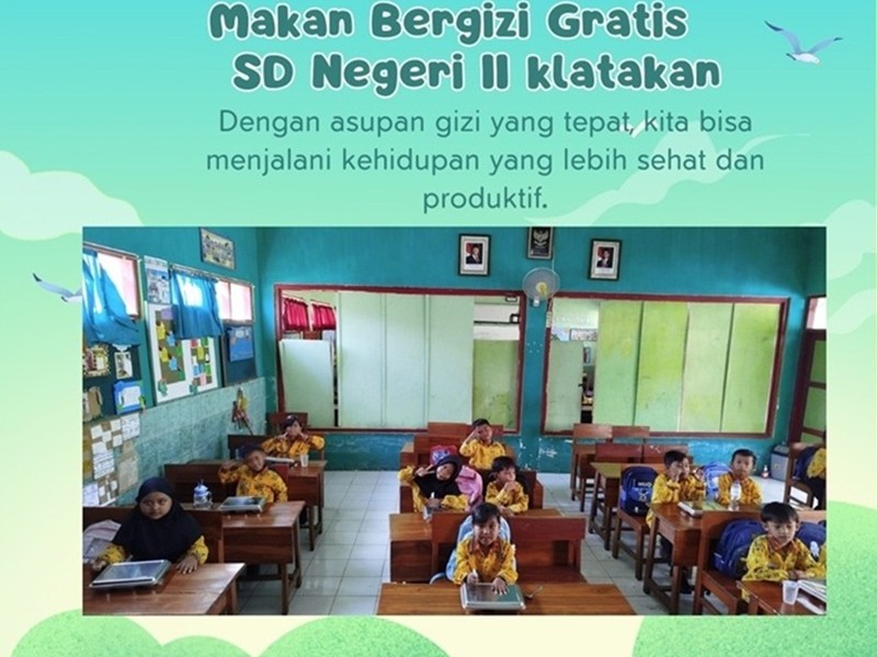 Program Makan Bergizi di SD Negeri II Klatakan