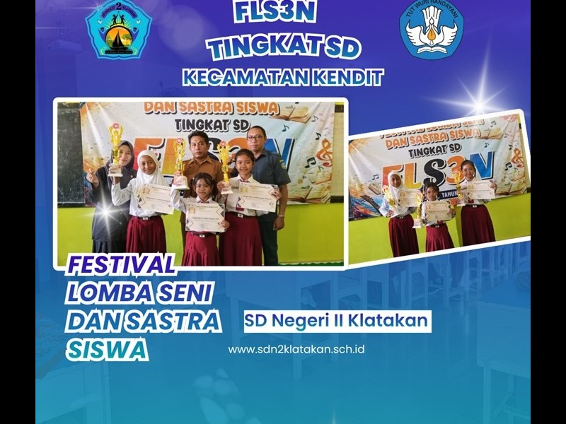 Prestasi Siswa SD Negeri II Klatakan di Ajang FLS3N Tingkat Kecamatan