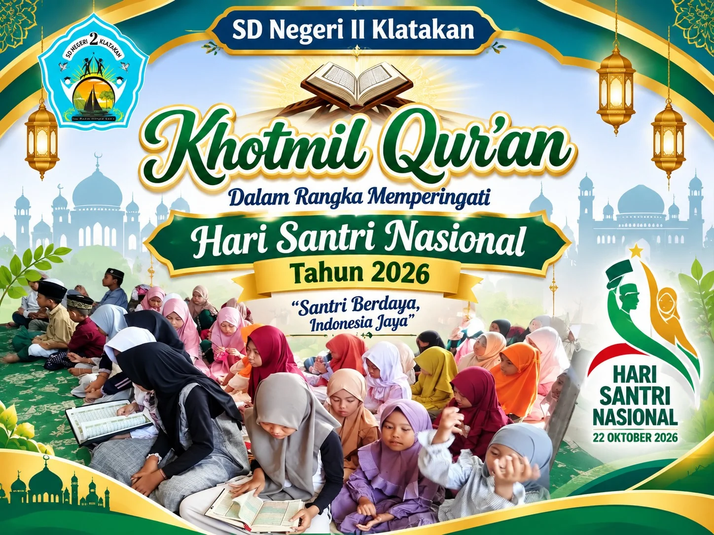 Khotmil Qur'an Dalam Rangka Memperingati Hari Santri Nasional Tahun 2026